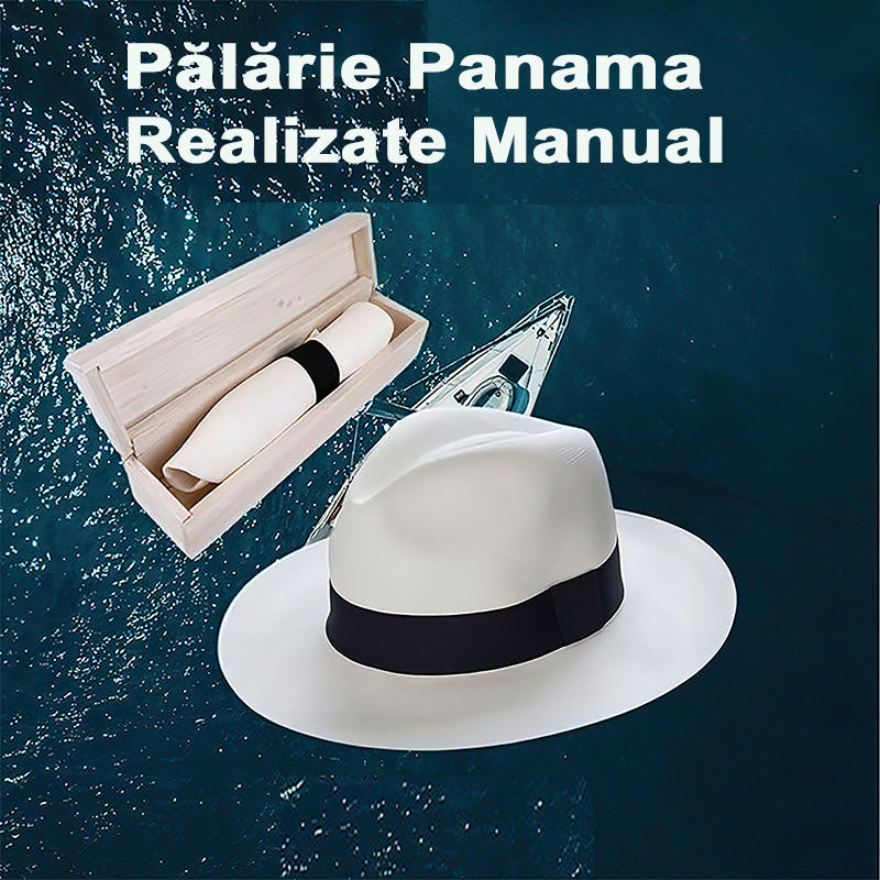 Palarie Panama Clasica - Lucrata Manual